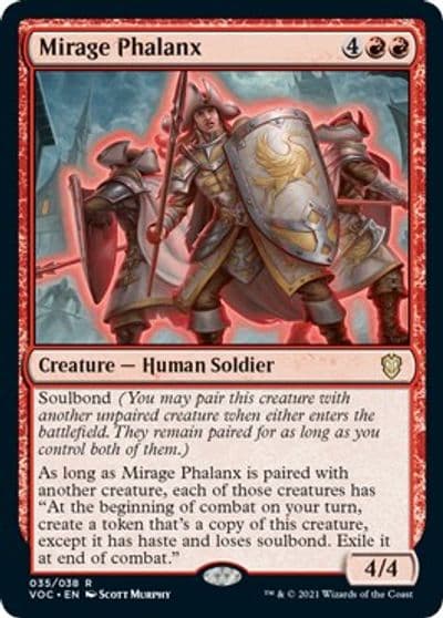 Mirage Phalanx Commander: Innistrad: Crimson Vow Magic card