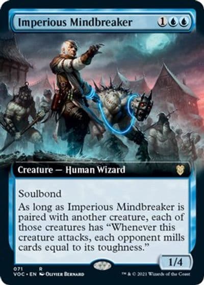 Imperious Mindbreaker Extended Art Commander: Innistrad: Crimson Vow Magic card