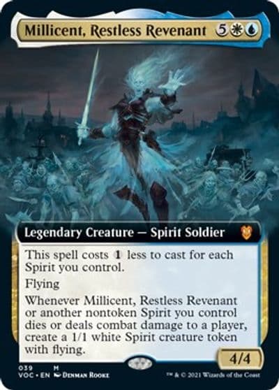 Millicent Restless Revenant Extended Art Commander: Innistrad: Crimson Vow Magic card