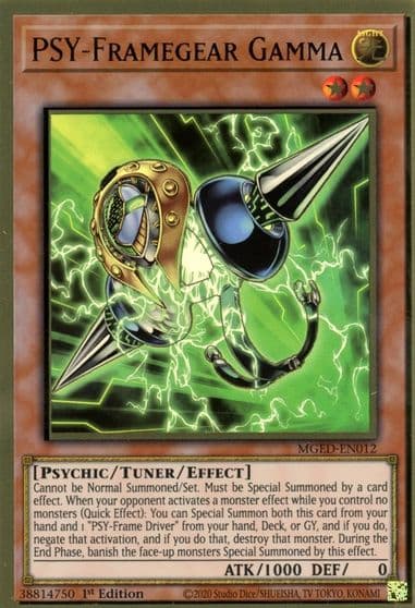 PSY Framegear Gamma Maximum Gold: El Dorado Yu-Gi-Oh! card