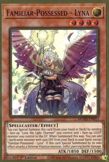 Familiar Possessed Lyna Maximum Gold: El Dorado Yu-Gi-Oh! card