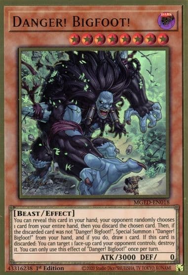 Danger Bigfoot Maximum Gold: El Dorado Yu-Gi-Oh! card