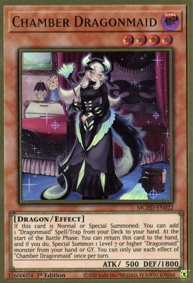 Chamber Dragonmaid Maximum Gold: El Dorado Yu-Gi-Oh! card