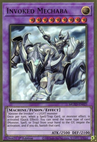 Invoked Mechaba Maximum Gold: El Dorado Yu-Gi-Oh! card