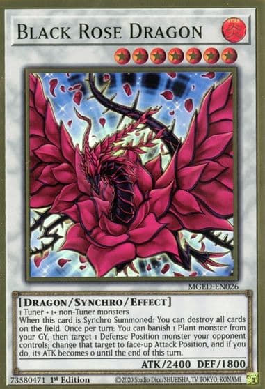 Black Rose Dragon Maximum Gold: El Dorado Yu-Gi-Oh! card