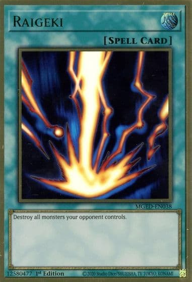 Raigeki Maximum Gold: El Dorado Yu-Gi-Oh! card