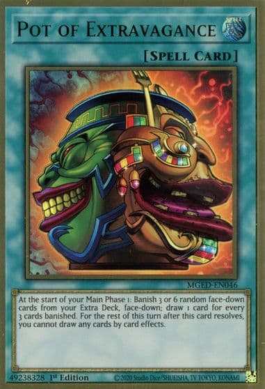 Pot of Extravagance Maximum Gold: El Dorado Yu-Gi-Oh! card