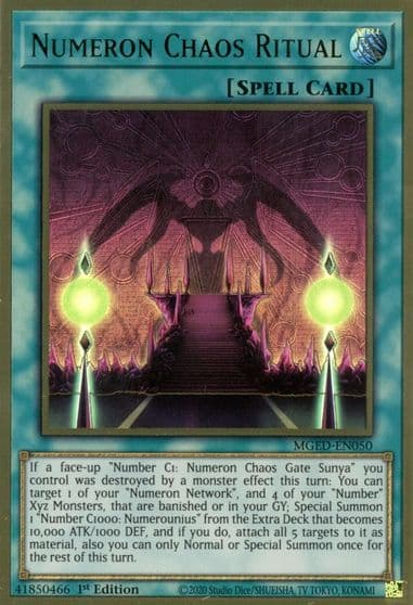 Numeron Chaos Ritual Maximum Gold: El Dorado Yu-Gi-Oh! card