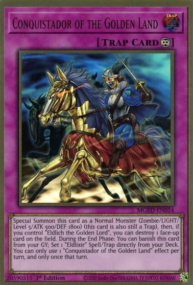 Conquistador of the Golden Land Maximum Gold: El Dorado Yu-Gi-Oh! card