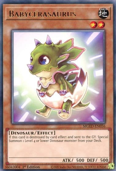 Babycerasaurus Maximum Gold: El Dorado Yu-Gi-Oh! card