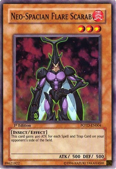 Neo Spacian Flare Scarab Power of the Duelist Yu-Gi-Oh! card
