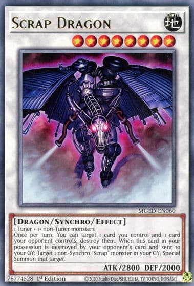 Scrap Dragon Maximum Gold: El Dorado Yu-Gi-Oh! card