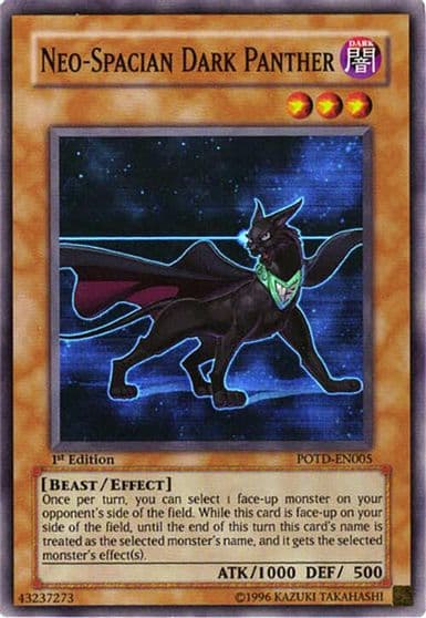 Neo Spacian Dark Panther Power of the Duelist Yu-Gi-Oh! card