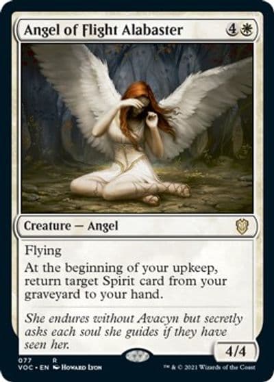 Angel of Flight Alabaster Commander: Innistrad: Crimson Vow Magic card