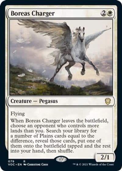 Boreas Charger Commander: Innistrad: Crimson Vow Magic card