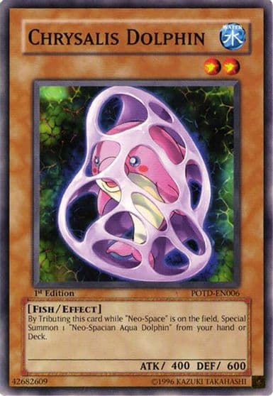 Chrysalis Dolphin Power of the Duelist Yu-Gi-Oh! card