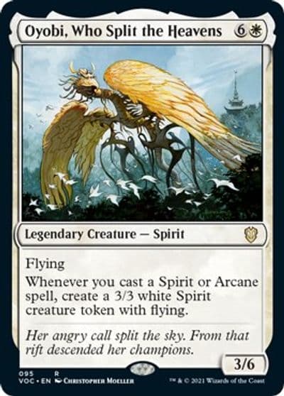 Oyobi Who Split the Heavens Commander: Innistrad: Crimson Vow Magic card