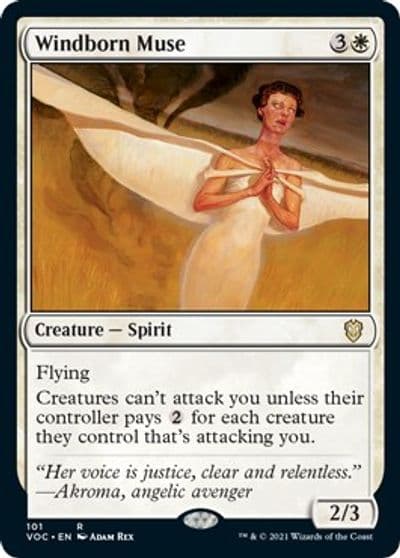 Windborn Muse Commander: Innistrad: Crimson Vow Magic card