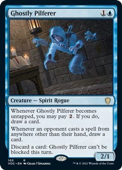 Ghostly Pilferer Commander: Innistrad: Crimson Vow Magic card