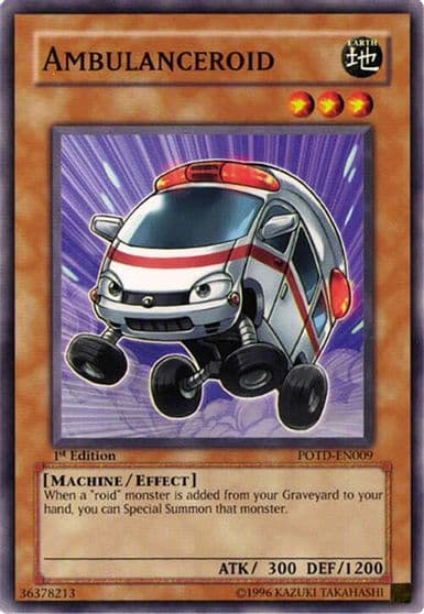 Ambulanceroid Power of the Duelist Yu-Gi-Oh! card