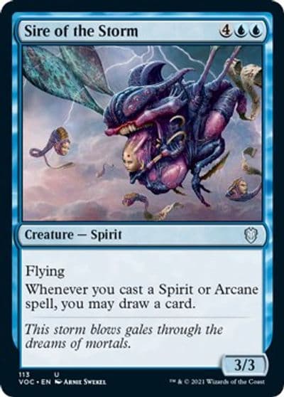 Sire of the Storm Commander: Innistrad: Crimson Vow Magic card