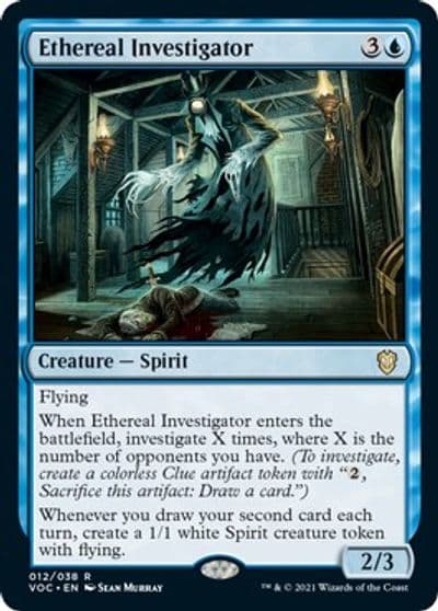 Ethereal Investigator Commander: Innistrad: Crimson Vow Magic card