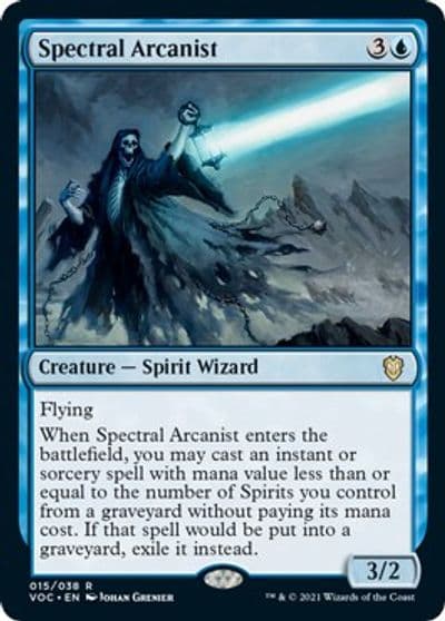 Spectral Arcanist Commander: Innistrad: Crimson Vow Magic card