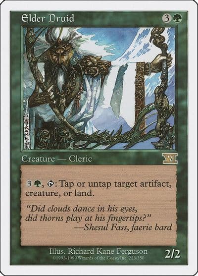 Elder Druid Classic Sixth Edition Magic card