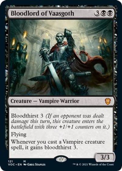 Bloodlord of Vaasgoth Commander: Innistrad: Crimson Vow Magic card