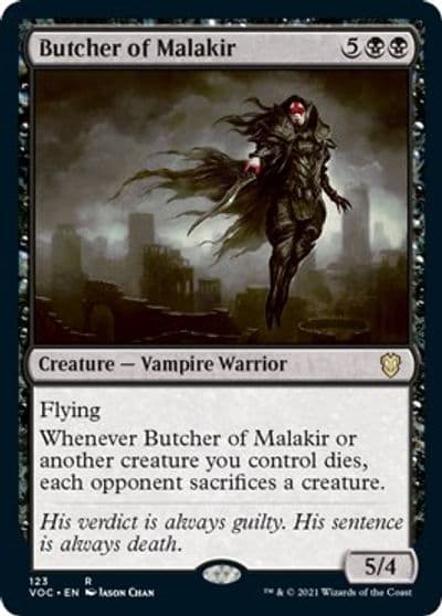 Butcher of Malakir Commander: Innistrad: Crimson Vow Magic card