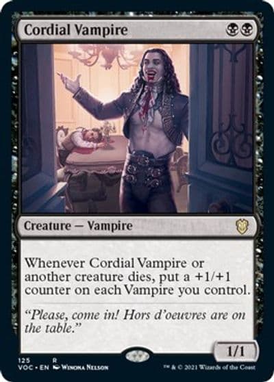 Cordial Vampire Commander: Innistrad: Crimson Vow Magic card