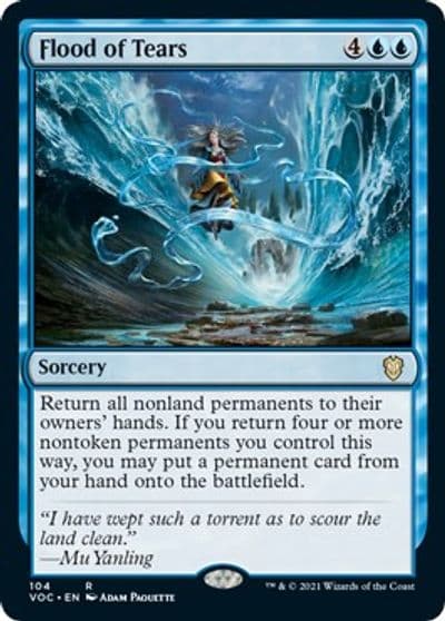 Flood of Tears Commander: Innistrad: Crimson Vow Magic card