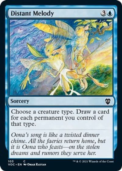 Distant Melody Commander: Innistrad: Crimson Vow Magic card