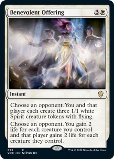 Benevolent Offering Commander: Innistrad: Crimson Vow Magic card