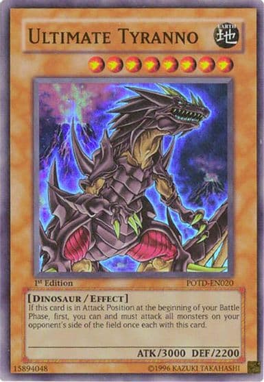 Ultimate Tyranno Power of the Duelist Yu-Gi-Oh! card