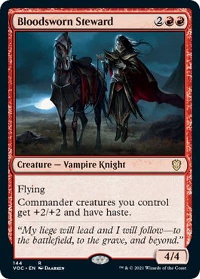 Bloodsworn Steward Commander: Innistrad: Crimson Vow Magic card