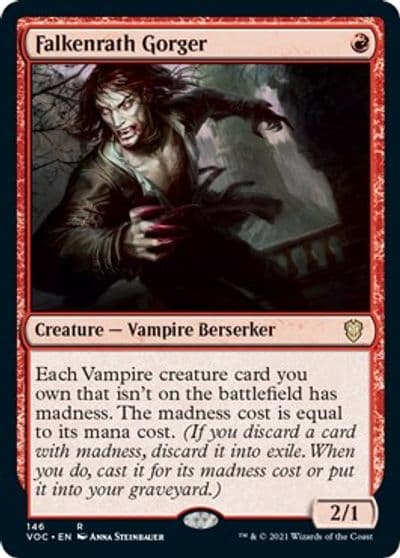 Falkenrath Gorger Commander: Innistrad: Crimson Vow Magic card