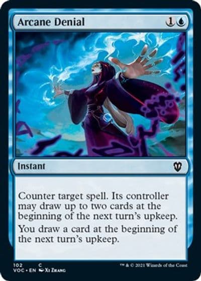Arcane Denial Commander: Innistrad: Crimson Vow Magic card