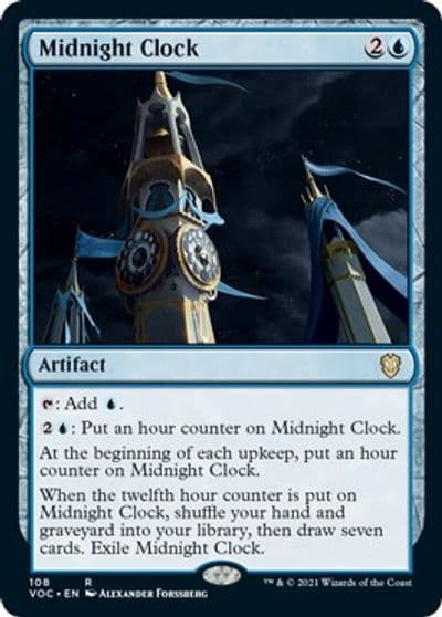 Midnight Clock Commander: Innistrad: Crimson Vow Magic card