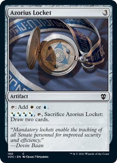 Azorius Locket Commander: Innistrad: Crimson Vow Magic card