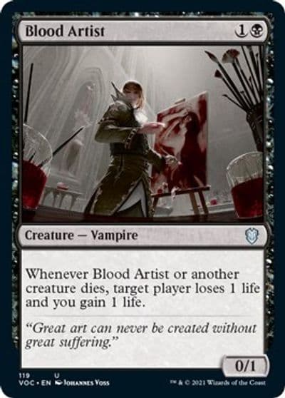Blood Artist Commander: Innistrad: Crimson Vow Magic card