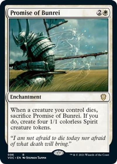 Promise of Bunrei Commander: Innistrad: Crimson Vow Magic card