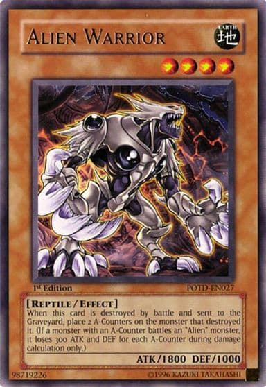 Alien Warrior Power of the Duelist Yu-Gi-Oh! card