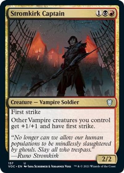 Stromkirk Captain Commander: Innistrad: Crimson Vow Magic card