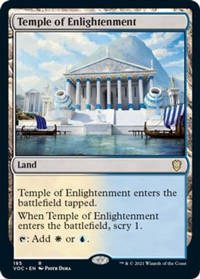 Temple of Enlightenment Commander: Innistrad: Crimson Vow Magic card