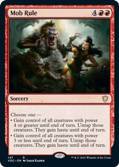 Mob Rule Commander: Innistrad: Crimson Vow Magic card