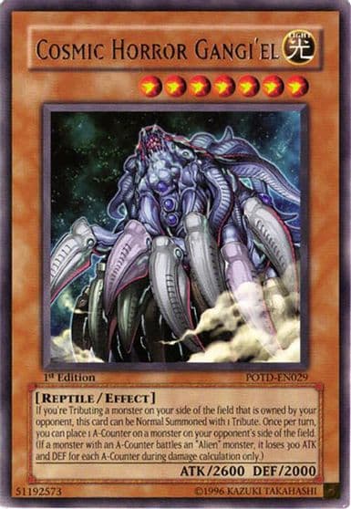 Cosmic Horror Gangiel Power of the Duelist Yu-Gi-Oh! card