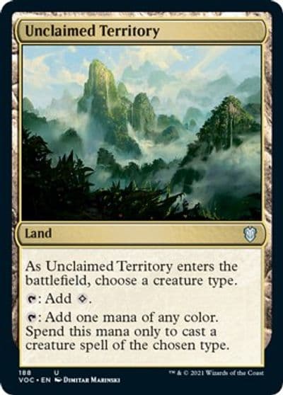 Unclaimed Territory Commander: Innistrad: Crimson Vow Magic card