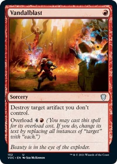 Vandalblast Commander: Innistrad: Crimson Vow Magic card