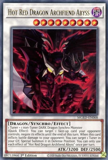 Hot Red Dragon Archfiend Abyss Maximum Gold: El Dorado Yu-Gi-Oh! card